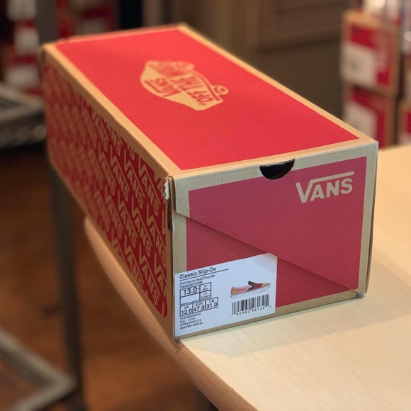 Vans Classic Slip On Patchwork Men's Skate Shoes - Picture 7 of 8